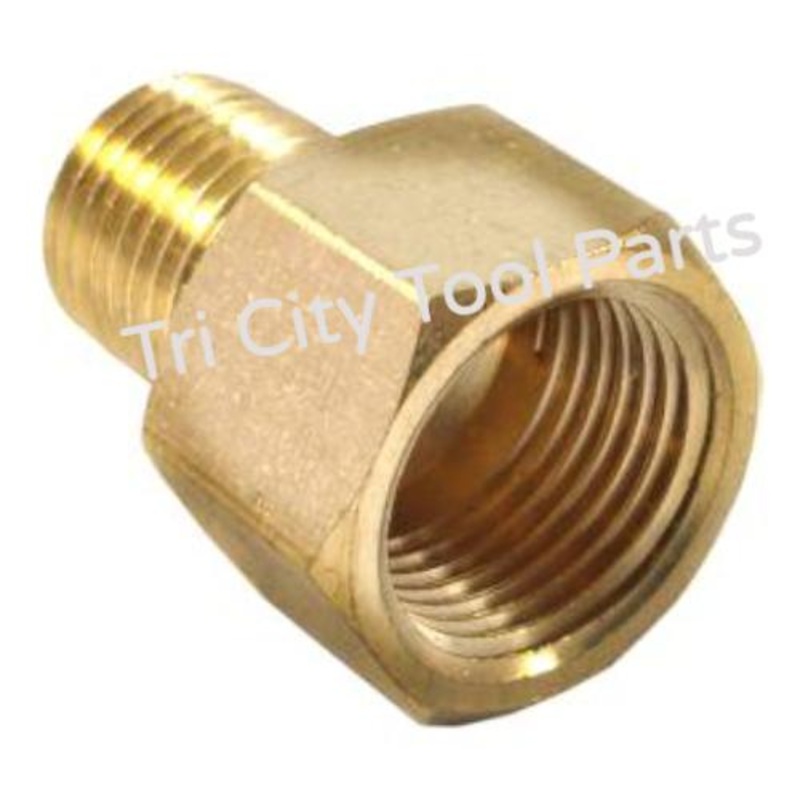 Heater Air Pressure Gauge Adapter 1/4 X 1/8