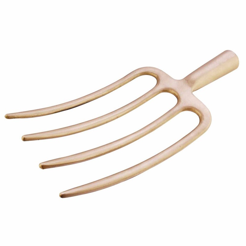 Carltsoe Safety CS Unitec Ex1010-175A Aluminum Bronze Non-Sparking, Low-Magnetism, Corrosion Resistant Garden Fork