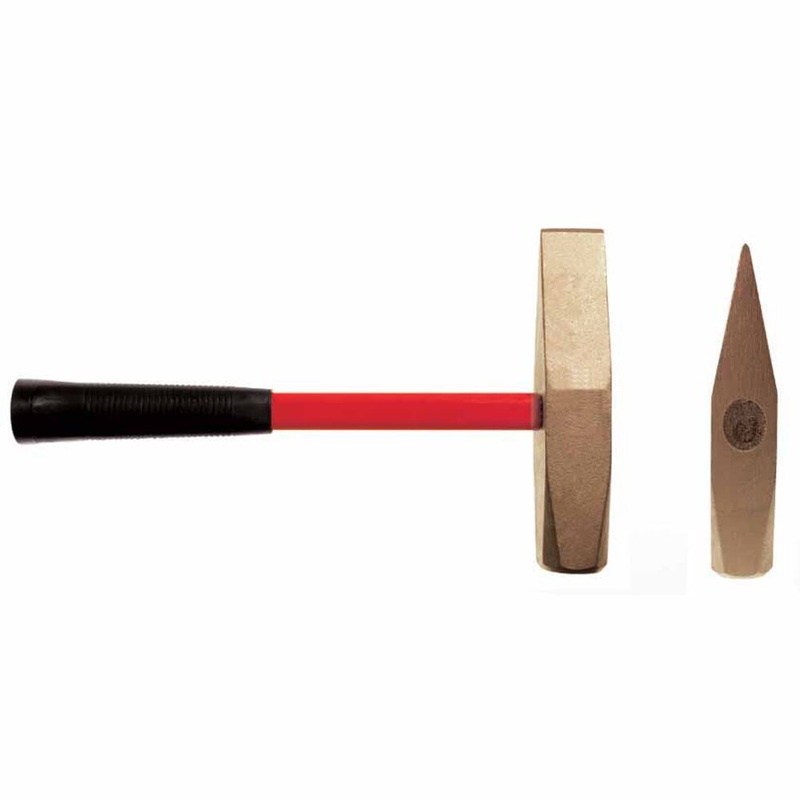 Carltsoe Safety CS Unitec Ex105U-0500A Aluminum Bronze Non-Sparking, Low-Magnetism, Corrosion Resistant Cutoff Hammer 5 Lbs (2.27 Kg)