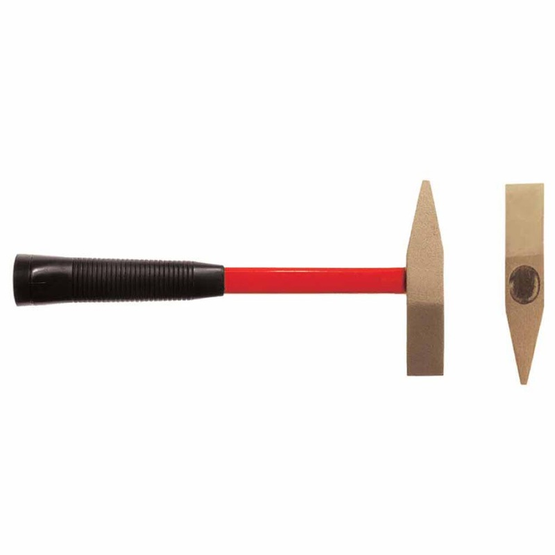 Carltsoe Safety CS Unitec Ex106U-0100B Copper Beryllium Non-Sparking, Non-Magnetic, Corrosion Resistant Scaling Hammer 1 Lbs (0.46 Kg)