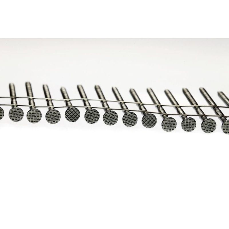 Simpson T12A250PNB Strong-Tie 15 Degree Wire Coil Full Round Head Ring-Shank Decking/Framing Nail (3600 Pack)