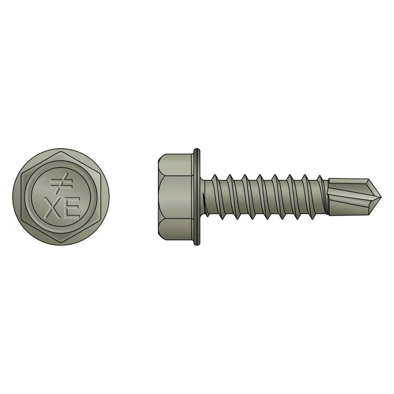 Simpson XEQ34B1016M Strong-Tie XE Exterior Structural Metal Screw with Quik Guard Coating (1000 Pack)