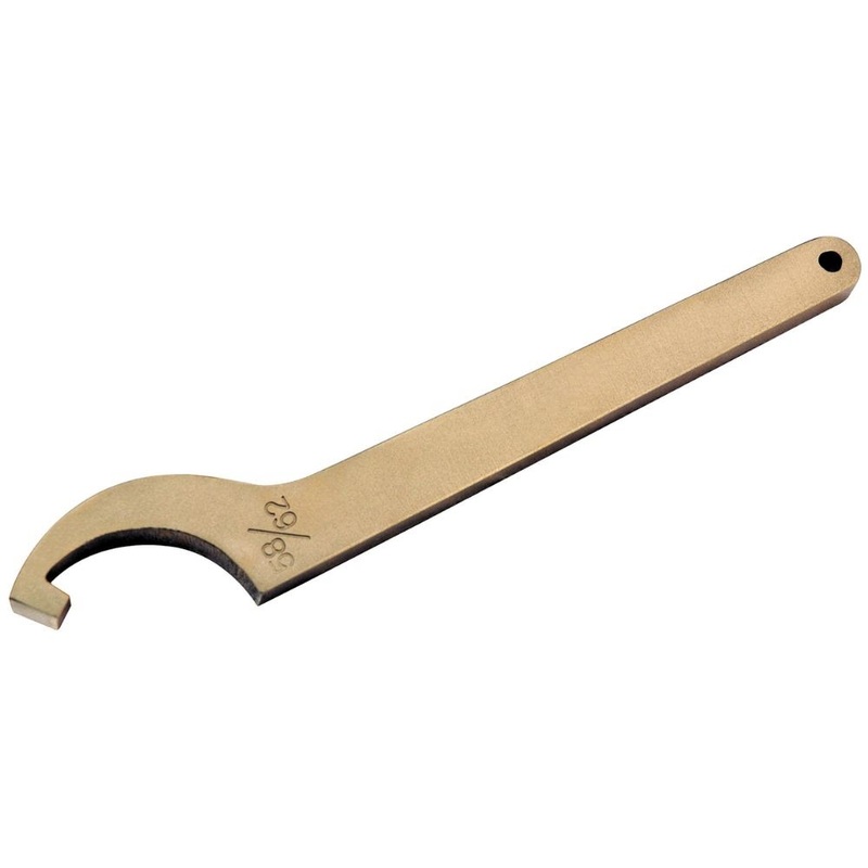 Carltsoe Safety CS Unitec Ex208-135/145B Copper Beryllium Non-Sparking, Non-Magnetic, Corrosion Resistant Spanner Fixed Wrench 5-3/8 – 5-3/4 (135-145 mm)