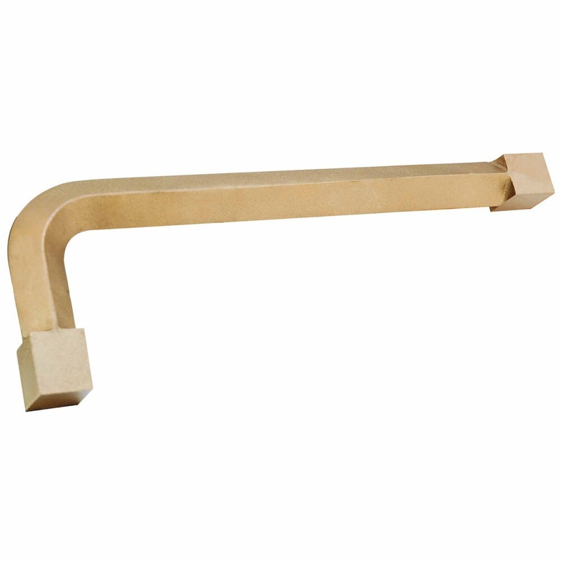 Carltsoe Safety CS Unitec Ex213-27B Copper Beryllium Non-Sparking, Non-Magnetic, Corrosion Resistant Square End Bung Wrench 1-1/16 (27 mm)
