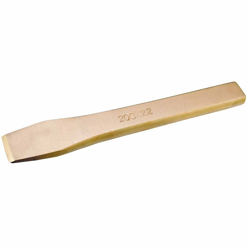 Carltsoe Safety CS Unitec Ex304-300B Copper Beryllium Non-Sparking, Non-Magnetic, Corrosion Resistant 15/16 Hand Chisel