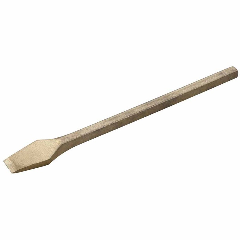 Carltsoe Safety CS Unitec Ex304A-300A Aluminum Bronze Non-Sparking, Low-Magnetism, Corrosion Resistant 5/8 6-Point Chisel
