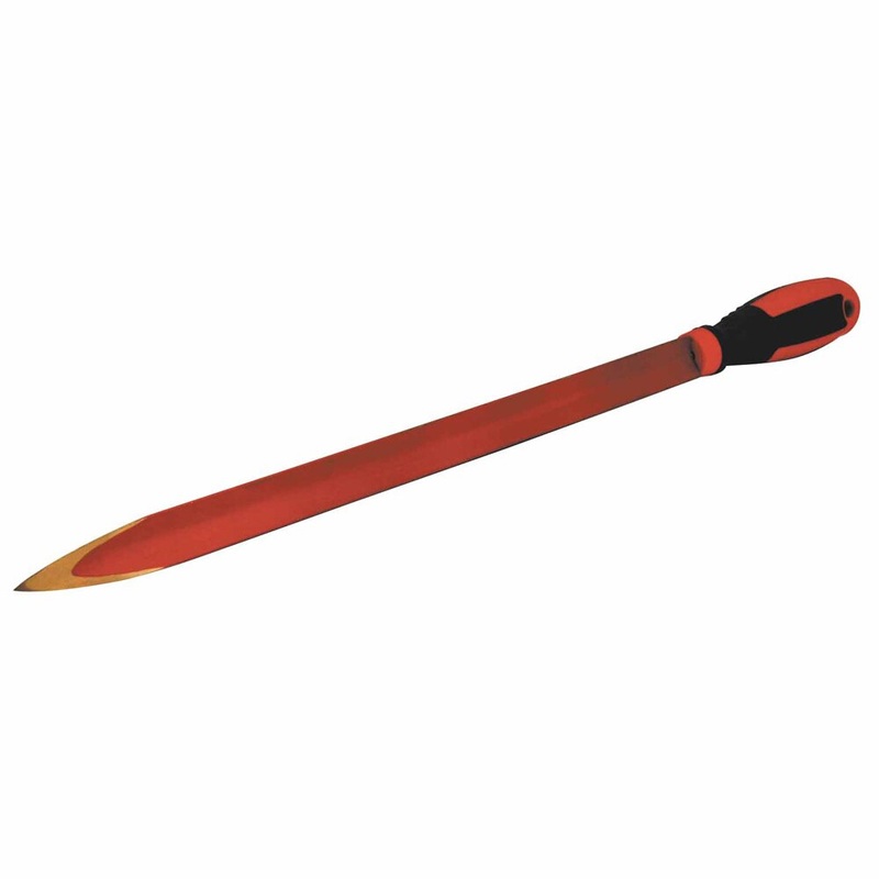 Carltsoe Safety CS Unitec Ex403-300B Copper Beryllium Non-Sparking, Non-Magnetic, Corrosion Resistant Triangular Scraper 12 (300 mm)