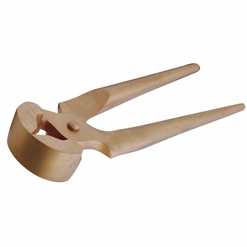 Carltsoe Safety CS Unitec Ex603-8A Aluminum Bronze Non-Sparking, Low-Magnetism, Corrosion Resistant Cutting Pliers 8 (200 mm)