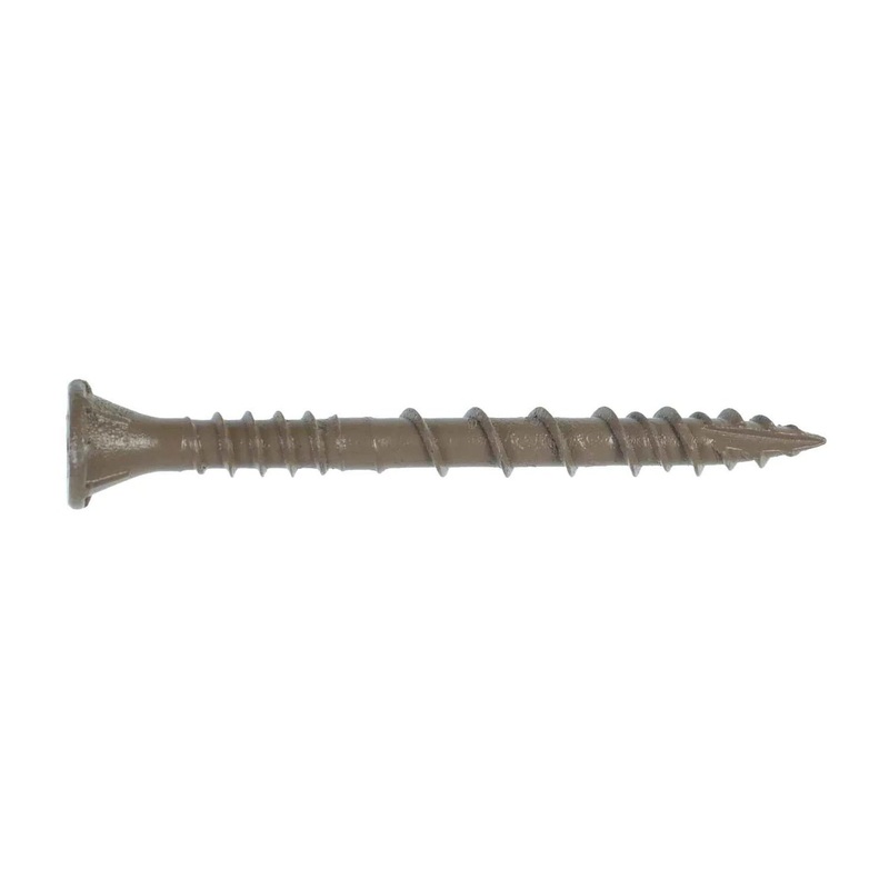 Simpson Strong-Tie DSVT2R110 (#10 x 2 T25) Deck-Drive DSV Wood Screw Flat Head Quik Guard Coating Tan (110 Pack)