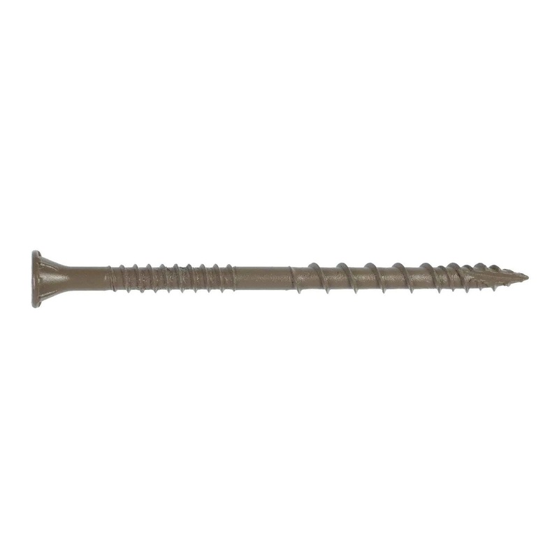Simpson Strong-Tie DSVT3R770 (#10 x 3 T25) Deck-Drive DSV Wood Screw, Flat Head, Tan (770 Pack)