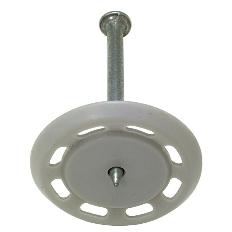 Simpson Strong-Tie PINWP-150W (1-1/2) Powder-Actuated Plastic-Washered Pin for Insulation Board (50 Pack)