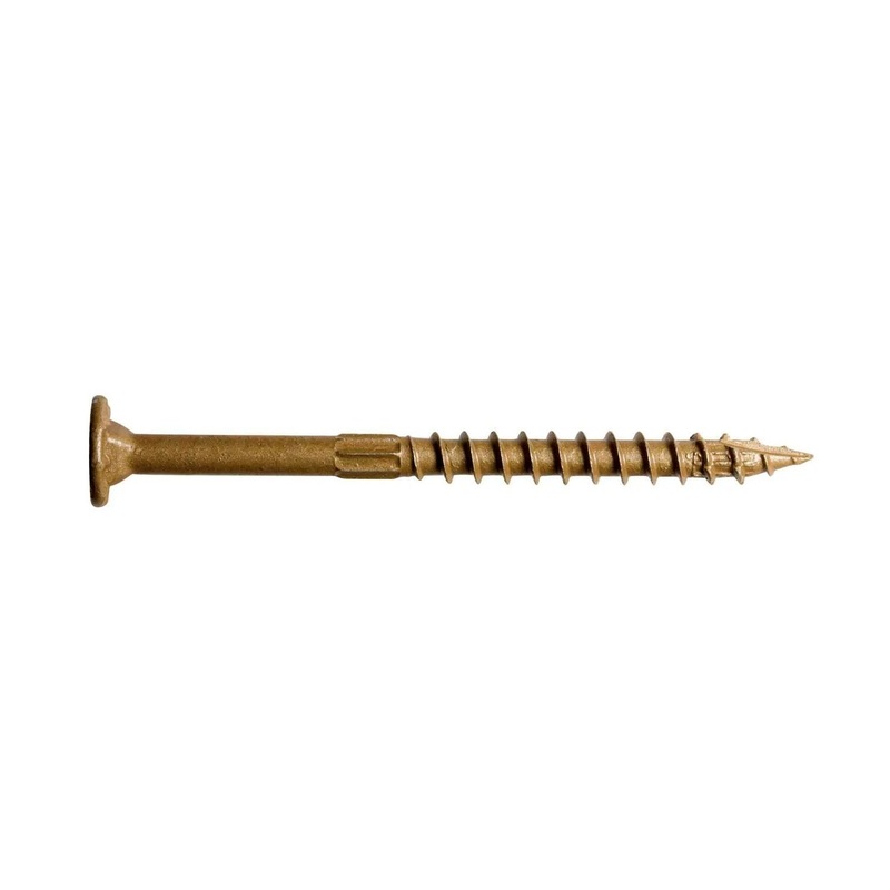 Simpson Strong-Tie SDWS16312QR50 (0.160 x 3-1/2) Strong-Drive SDWS Framing Screw T25, Quik Guard Coating, Tan (50 Pack)