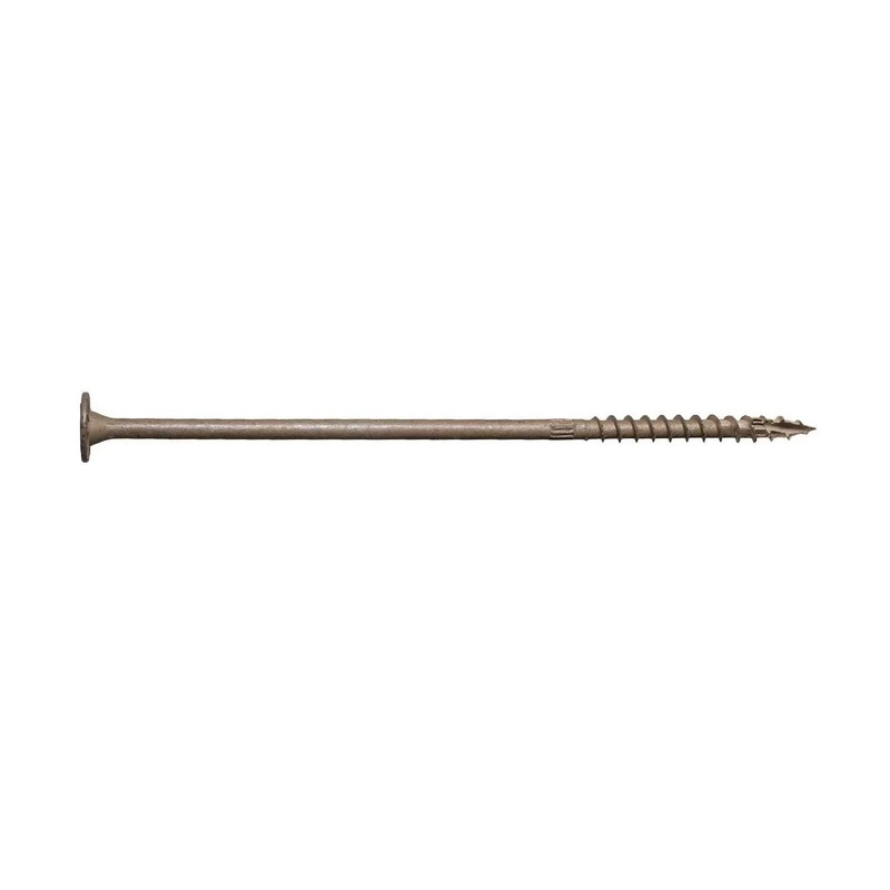 Simpson Strong-Tie SDWS22800DB-R12 (0.220 x 8) Strong-Drive SDWS Timber Screw Exterior Grade T40 Tan (12 Pack)