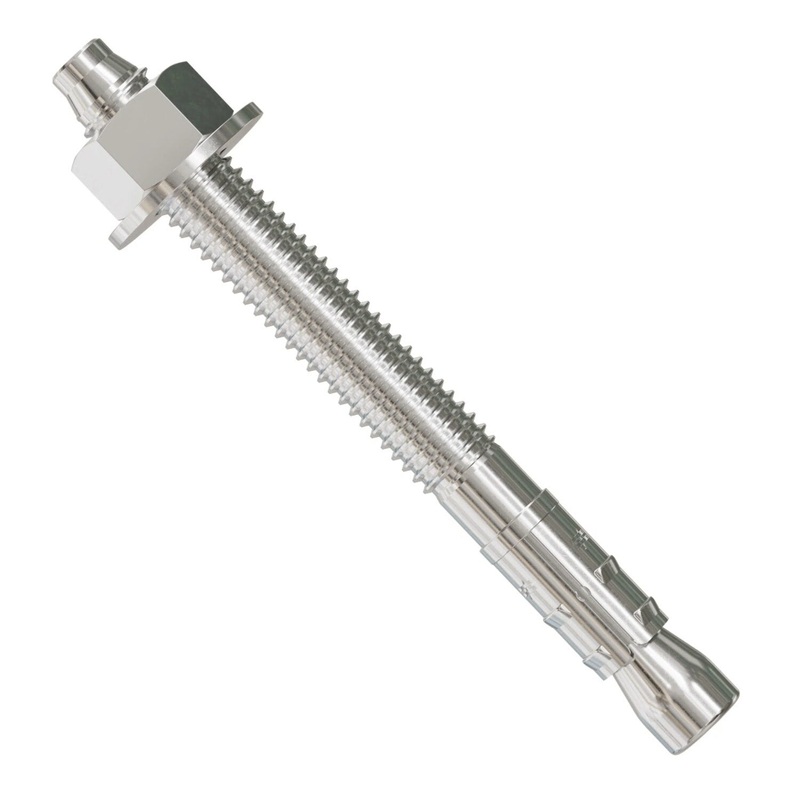 Simpson Strong-Tie STB2-373344SS (3/8 x 3-3/4) Strong-Bolt 2 Type 304 Stainless-Steel Wedge Anchor (50 Pack)