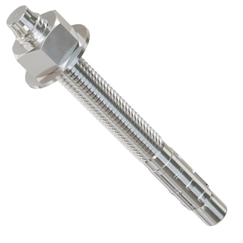 Simpson Strong-Tie STB2-626004SS (5/8 x 6) Strong-Bolt 2 Wedge Anchor Type 304 Stainless-Steel (20 Pack)