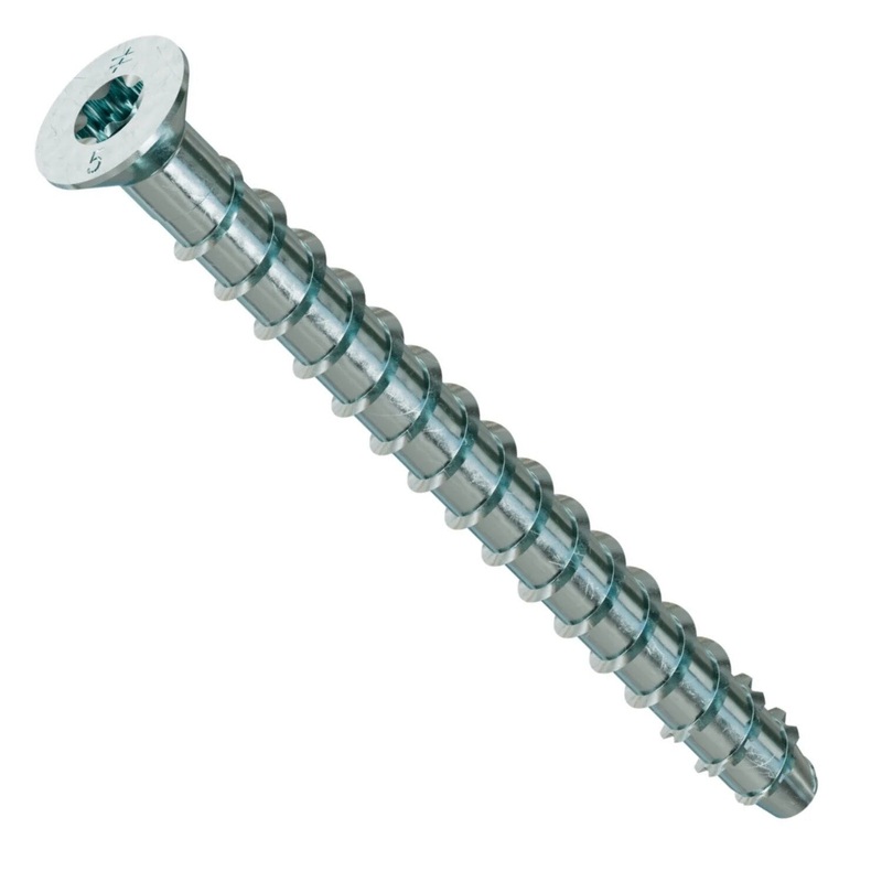 Simpson Strong-Tie THD37500CS (3/8 x 5) Zinc-Plated Countersunk Head Heavy-Duty Screw Anchor (50 Pack)