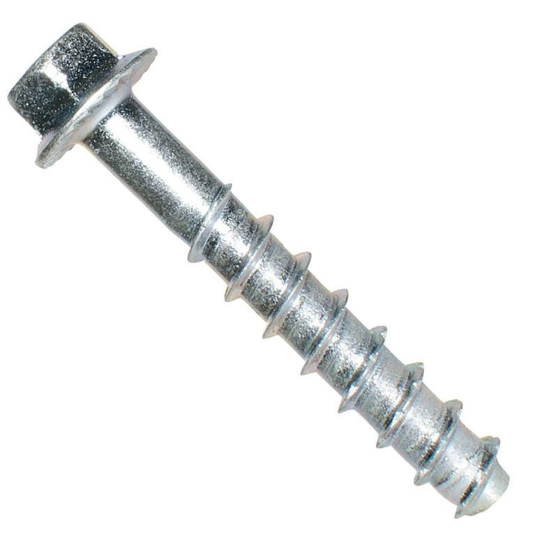 Simpson Strong-Tie THDB25178HC20 (1/4 x 1-7/8) Titen HD Screw Anchor Zinc Plated (20 Pack)