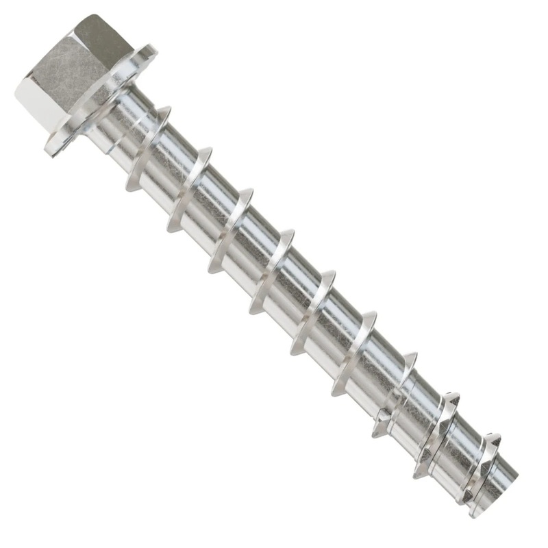 Simpson Strong-Tie THDC25200H6SS (1/4 x 2) Type 316 Stainless-Steel Heavy-Duty Screw Anchor (50 Pack)