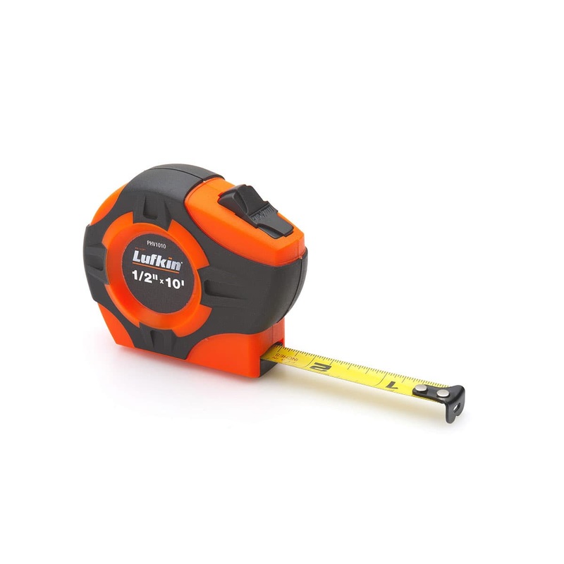 Crescent Lufkin PHV1425N 1 x 25 P1000 Series Hi-Viz Orange Yellow Clad A5 Blade Power Return Tape Measure