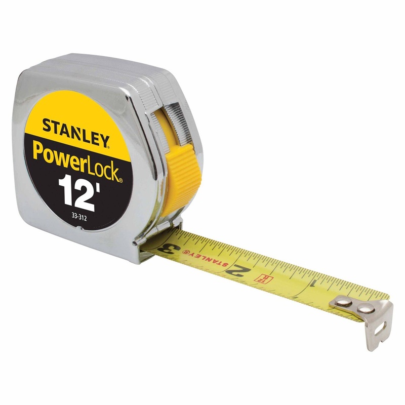 Stanley 33-312 PowerLockTape Rule w/ Metal Case 3/4 X 12′