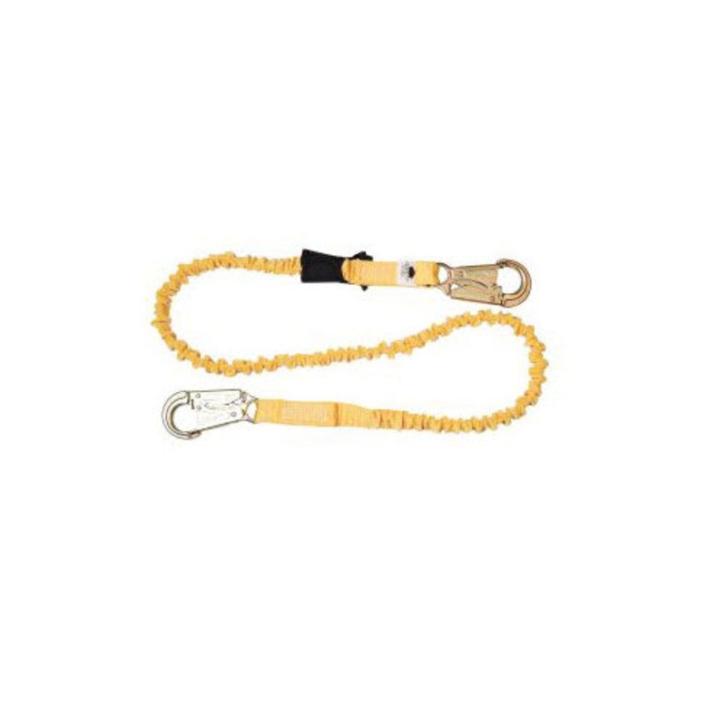 Werner C351100 6′ SoftCoil Single Leg Lanyard w Energy Absorbing inner Core