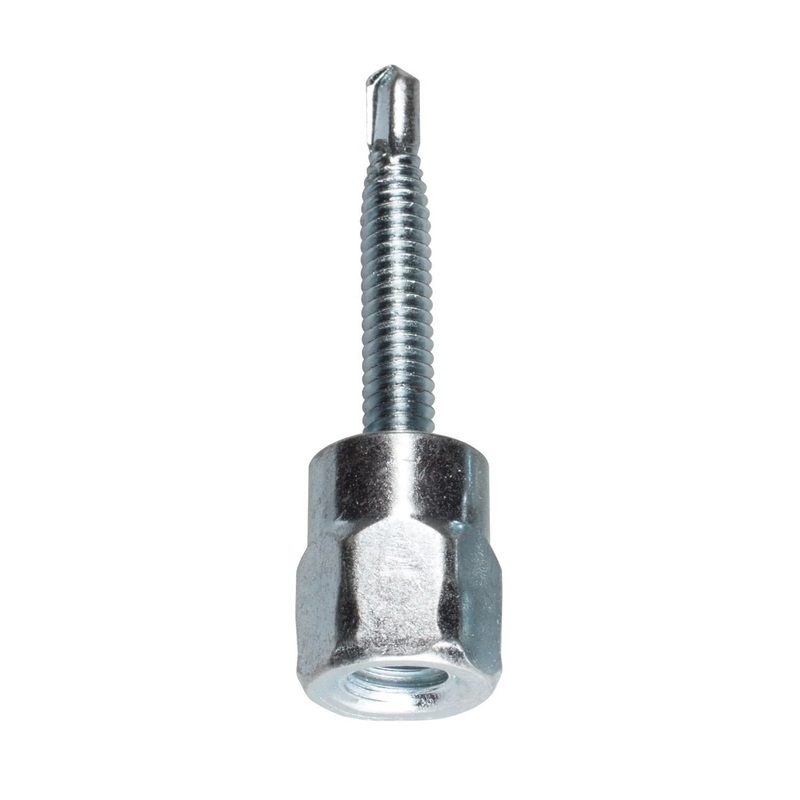 Simpson Strong-Tie RSV37112 (1/4 x 1-1/2, 3/8) Steel Rod Hanger Vertical Threaded Anchor (25 Pack)