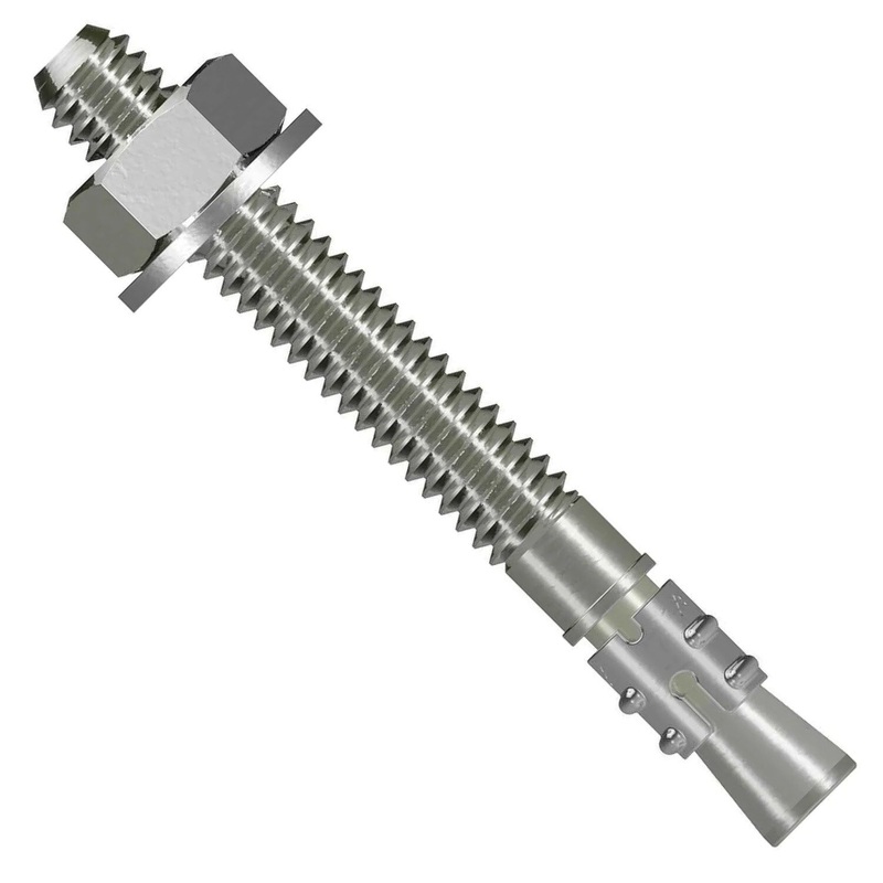 Simpson Strong-Tie STB2-252144SS (1/4 x 2-1/4) Strong-Bolt 2 Wedge Anchor Type 304 Stainless Steel (100 Pack)