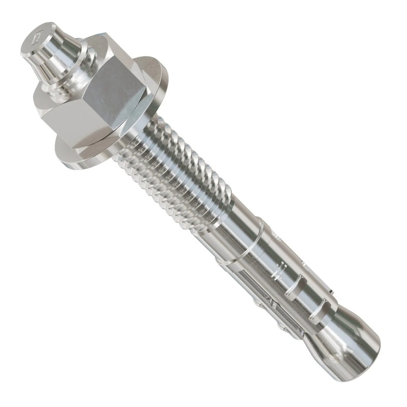 Simpson Strong-Tie STB2-373124SS (3/8 x 3-1/2) Strong-Bolt 2 Wedge Anchor Type 304 Stainless Steel (50 Pack)