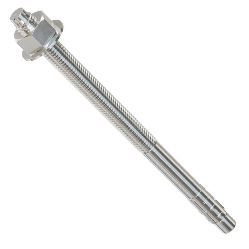 Simpson Strong-Tie STB2-621004SS (5/8 x 10) Strong-Bolt 2 Wedge Anchor Type 304 Stainless-Steel (10 Pack)