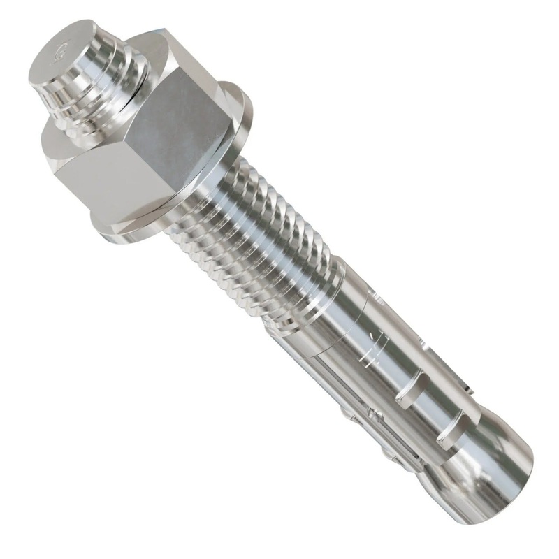 Simpson Strong-Tie STB2-754344SSR10 (3/4 x 4-3/4) Strong-Bolt 2 Type 304 Stainless-Steel Wedge Anchor (10 Pack)