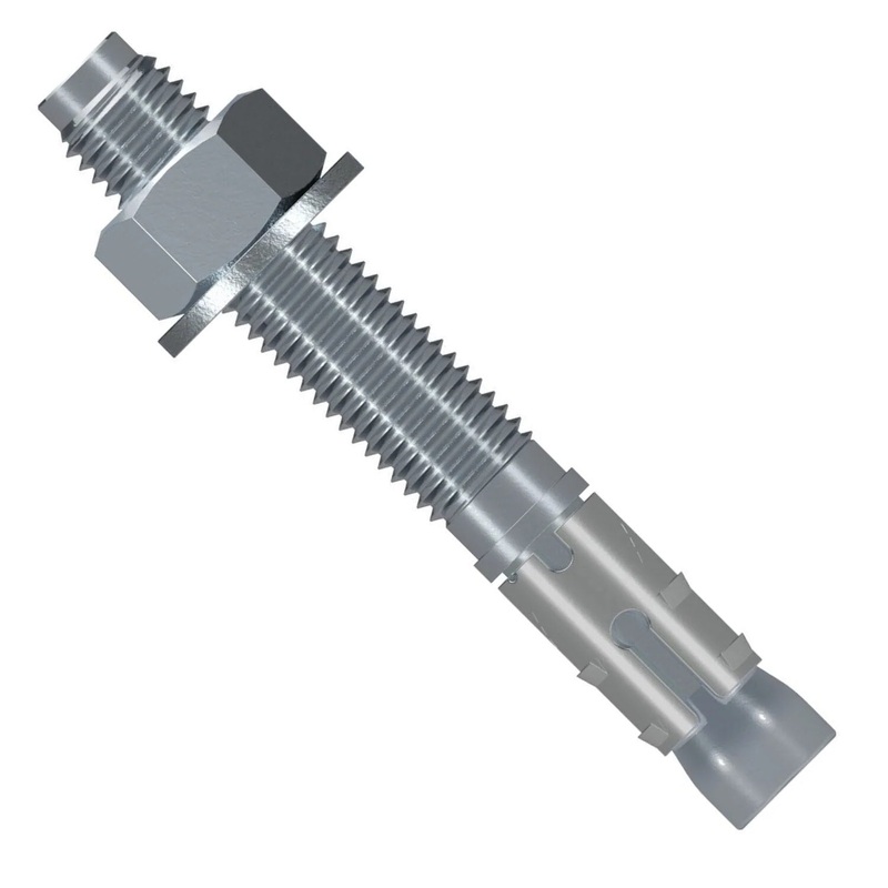 Simpson Strong-Tie STB2-755126SS (3/4 x 5-1/2) Strong-Bolt 2 Wedge Anchor Type 316 Stainless Steel (10 Pack)