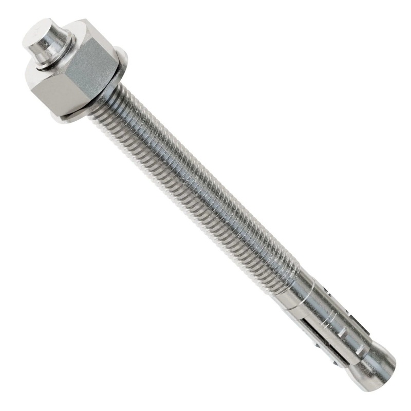 Simpson Strong-Tie STB2-758124SS (3/4 x 8-1/2) Strong-Bolt 2 Wedge Anchor 304 Stainless Steel (10 Pack)