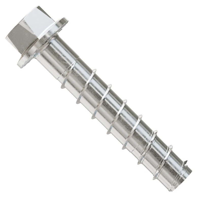 Simpson Strong-Tie THD50300H6SS (1/2 x 3) Titen HD Screw Anchor 316 Stainless Steel Heavy-Duty (25 Pack)