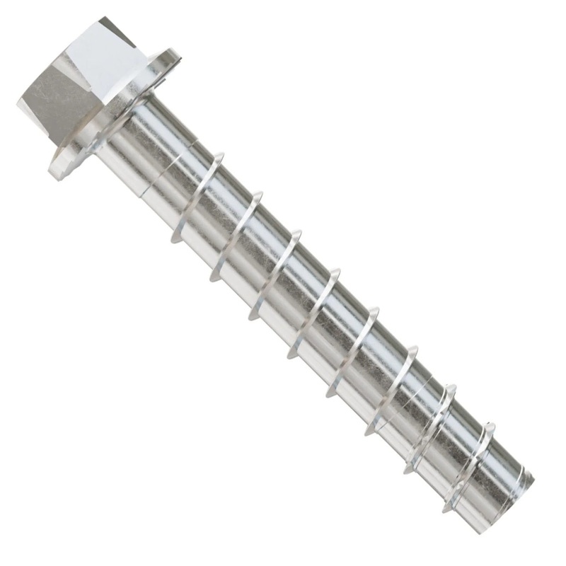 Simpson Strong-Tie THDB62400H4SS (5/8 x 4) Titen HD Screw Anchor 304 Stainless Steel (10 Pack)