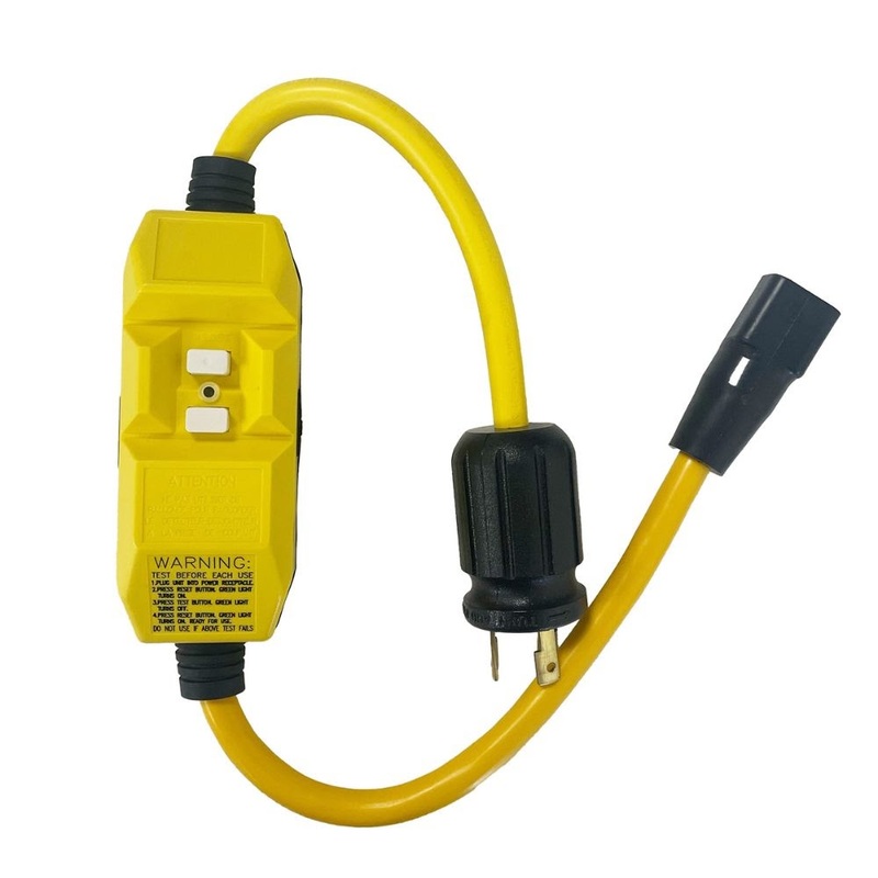 Southwire 25080301-6 2′ GFCI 20 AMP 120V 12/3 SJTW  M-T/L TO F-U/G ADAPTER