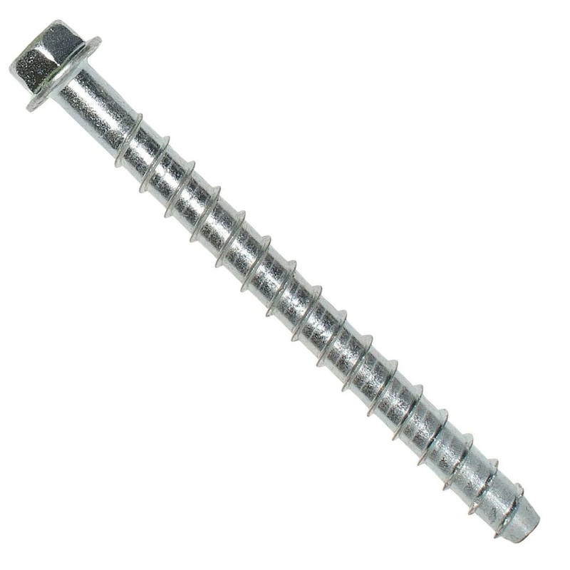 Simpson Strong-Tie THD37500HC30 (3/8 x 5) Titen HD Heavy-Duty Screw Anchor Zinc Plated (30 Pack)