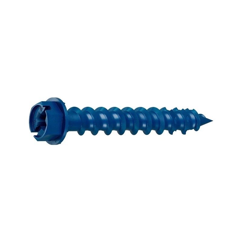 Simpson Strong-Tie TNT25134HC25 (1/4 x 2-1/2) Hex-Head Concrete and Masonry Screw (25 Pack)