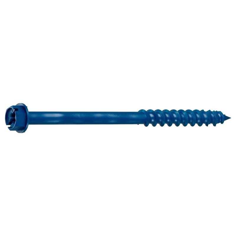 Simpson Strong-Tie TNT25334HC25 (1/4 x 3-3/4) Hex-Head Concrete and Masonry Screw (25 Pack)