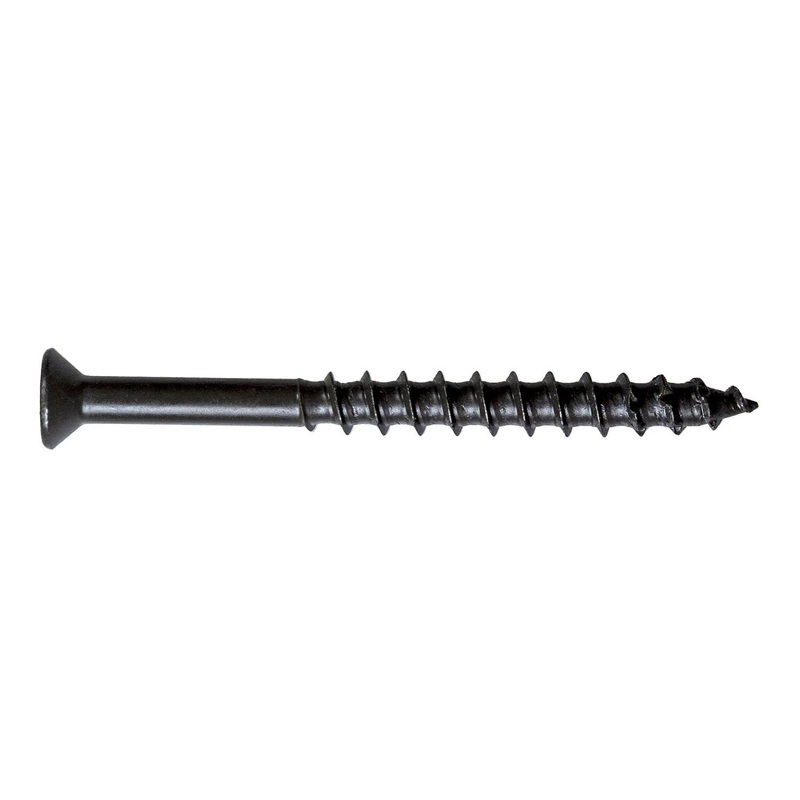 Simpson Strong-Tie TNTB25314TTR (1/4 x 3-1/4) Trim-Head Bronze Concrete and Masonry Screw (100 Pack)