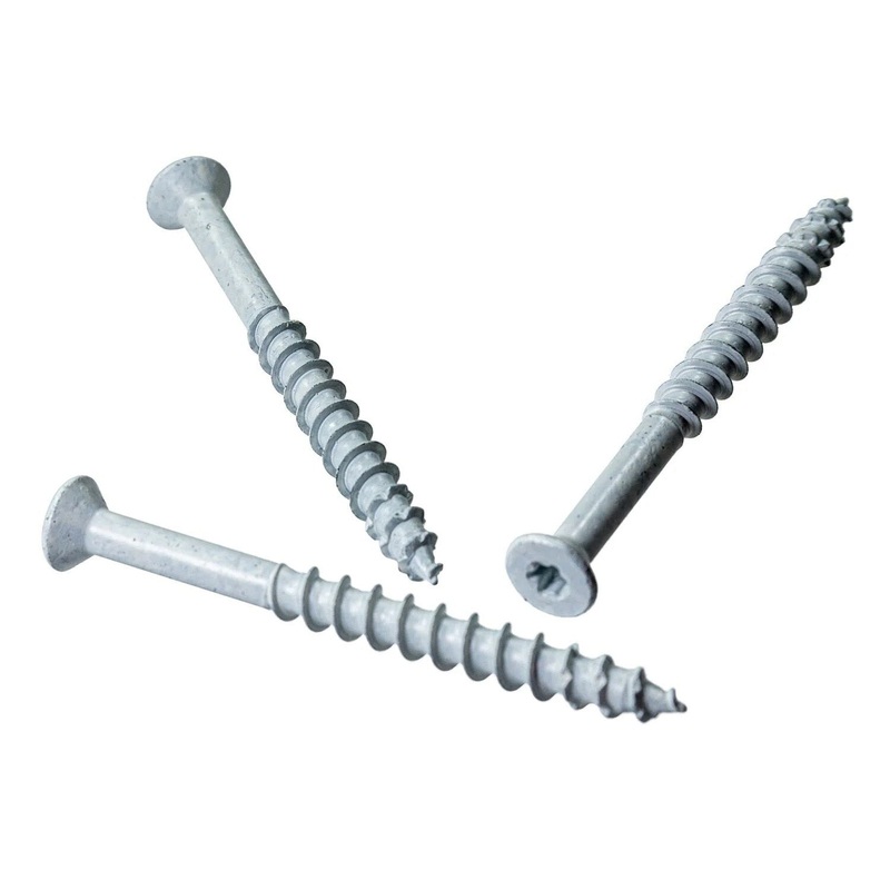 Simpson Strong-Tie TNTW25314TTR (1/4 x 3-1/4) Titen Turbo 6-Lobe Trim-Head Concrete and Masonry Screw, White (100 Pack)