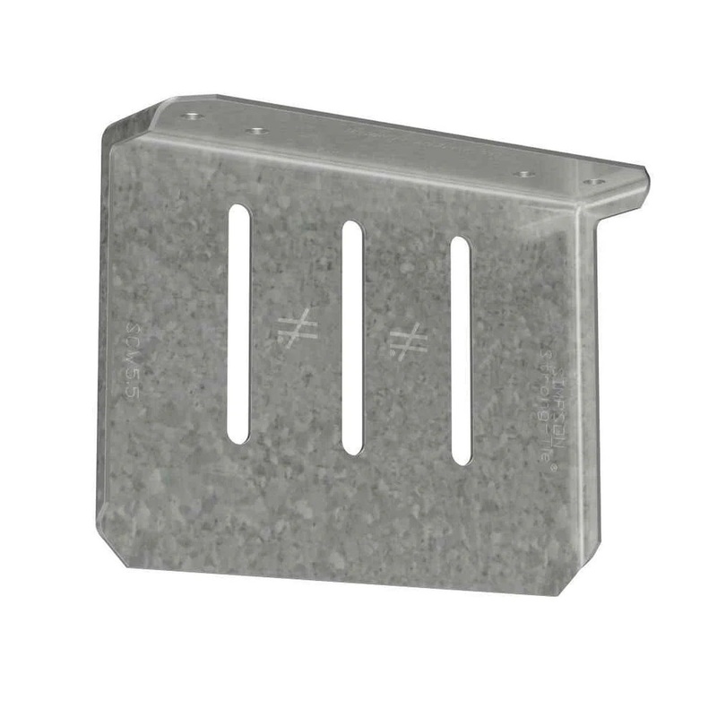 Simpson Strong-Tie SCW5.5-KT (5-1/2) Head-of-Wall Slide-Clip Connector with Screws (25 Pack)