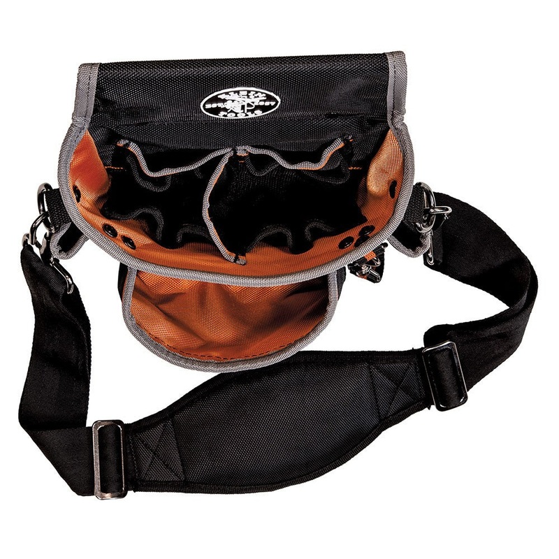 Klein 5243 Tradesman Pro Tool Pouch, 15 Pockets, 11.5 x 4.5 x 10-Inch