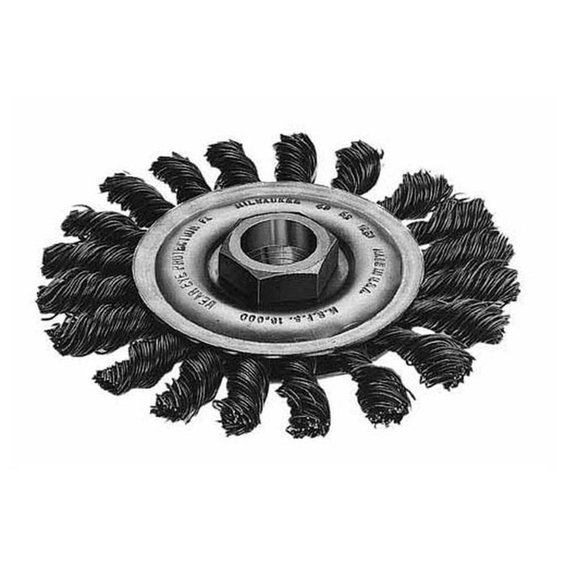 Milwaukee 48-52-5030 4 Full Cable Twist Knot Wheel for Heavy Duty Cleaning