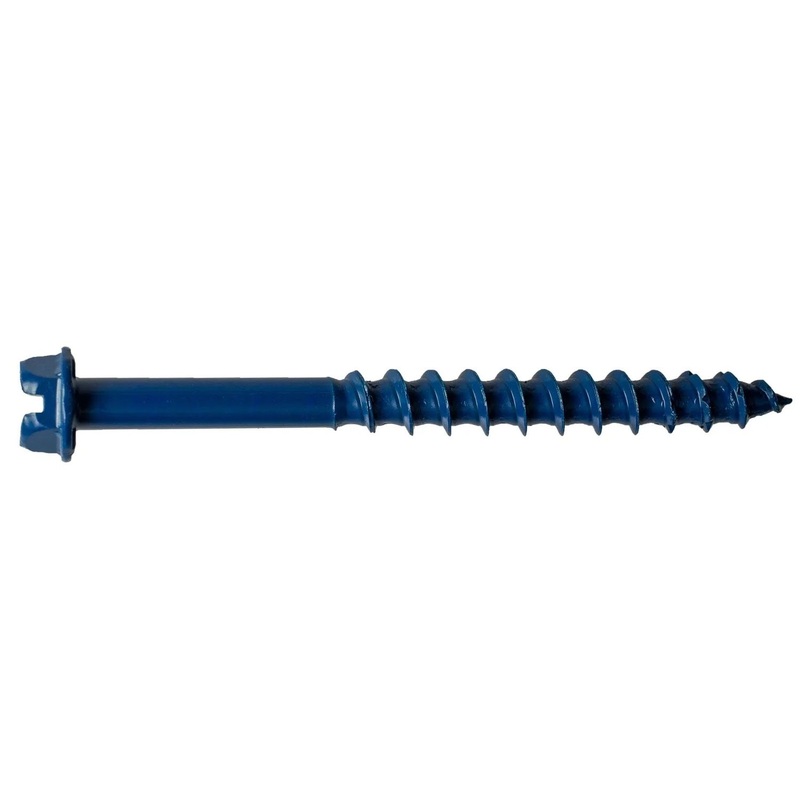Simpson Strong-Tie TNT25234HC8 (1/4 x 2-3/4) Hex-Head Concrete and Masonry Screw (8 Pack)