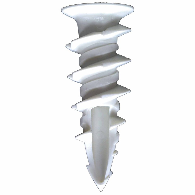 Simpson SWN08LS-R100 Strong-Tie Sure Wall Nylon Drywall Anchor #8 x 1-1/4 Screw w/Screws