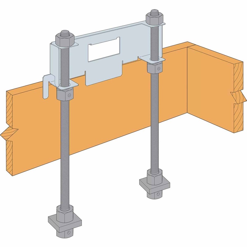 Simpson WSWH-RT24 Strong-Wall Reversible Anchor Bolt Template for 24 High-Strength Wood Shearwall