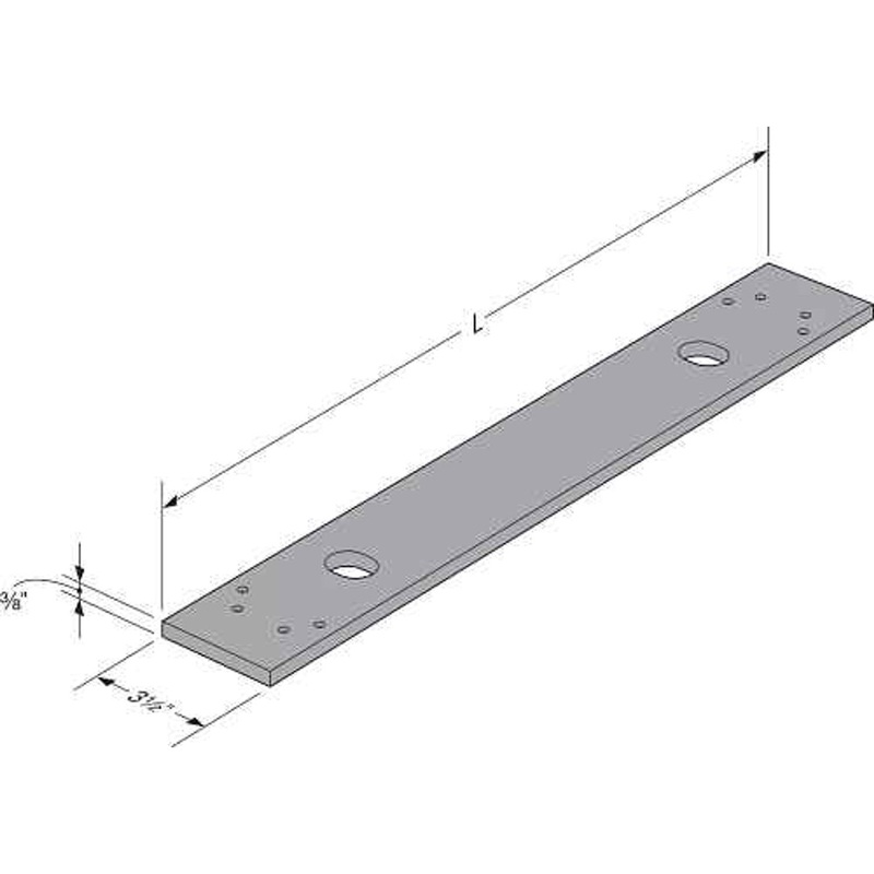 Simpson WSWH-WBBP18KT Strong-Wall Bearing Plate Kit for 18 High-Strength Wood Shearwall