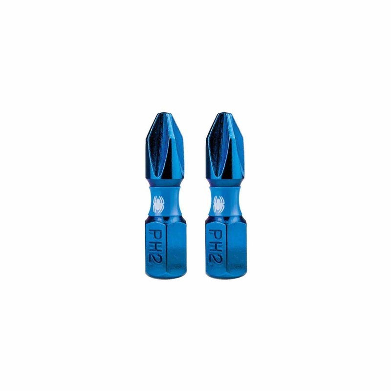 Spyder 19034 1-Inch PH2 Impact Driver Bit (2-Pack)