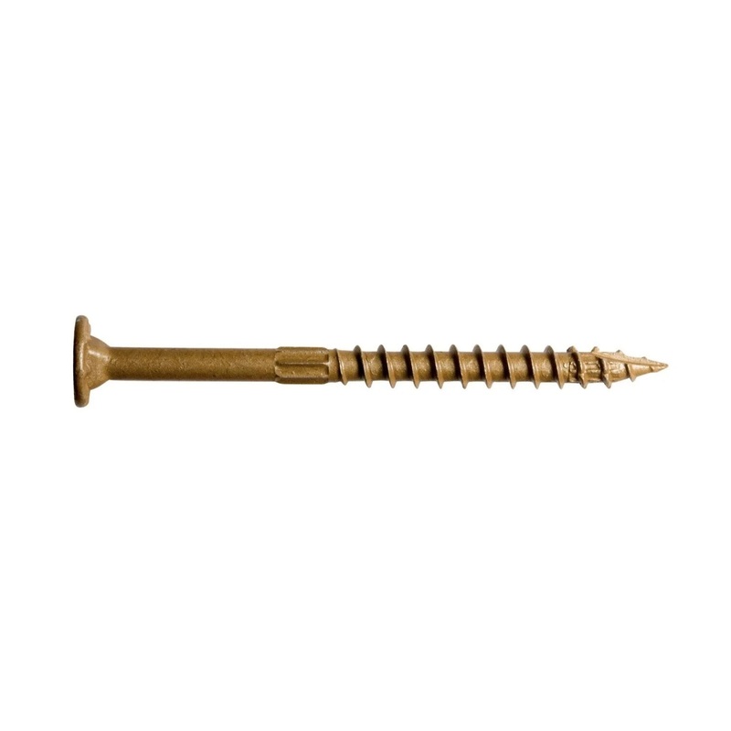 Simpson Strong-Tie SDWS16212Q (0.160 x 2-1/2) Strong-Drive T25 Framing Screw with Quik Guard Coating, Tan (1000 Pack)