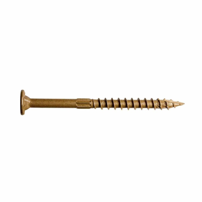 Simpson Strong-Tie SDWS16400QR50 (0.160 x 4 T25) Strong-Drive SDWS Framing Screw, Quik Guard Coating, Tan (50 Pack)